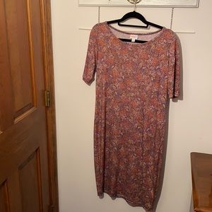 LulaRoe Julia pencil fitted dress Size L